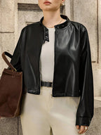Plus Size Halloween Jacket Colorblock Zipper Winter