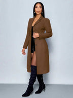 Winter Jacket With Defined Waist For Polished Workwear