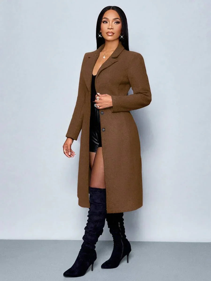 Winter Jacket With Defined Waist For Polished Workwear