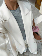 Wool Coat Double Breasted For Elegant Autumn Style