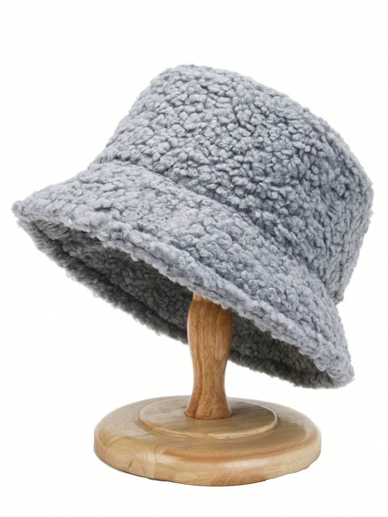Mongolian Plush Winter Warm Furry Beanie Cap for Women