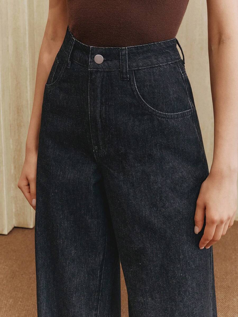 Straight Leg Denims For Women Slim Fit Winter Date Night Ready Wardrobe Essential