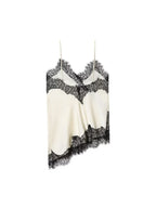 Contrast Lace Spaghetti Strap Top