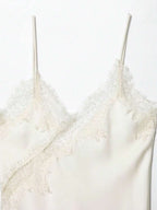 Contrast Lace Spaghetti Strap Top