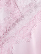 Contrast Lace Spaghetti Strap Top