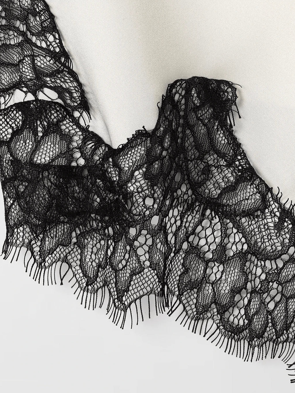 Contrast Lace Spaghetti Strap Top