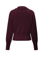 Winter Hooded Zip Up Cardigan For Women With Double Zipper Long Sleeve Casual Office Daily Wear