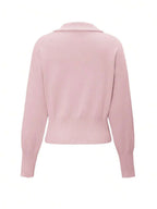 Winter Hooded Zip Up Cardigan For Women With Double Zipper Long Sleeve Casual Office Daily Wear