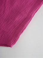 Plus Size Bishop Sleeve Button Front Shirt