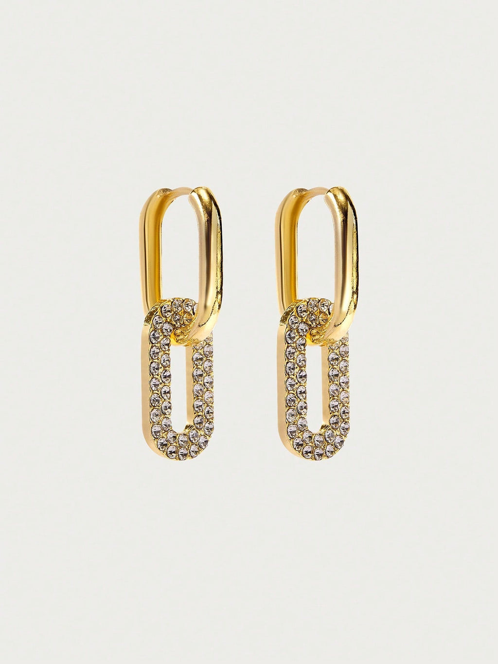 Gold Geometric Earrings Dual Wear Styles Everyday Elegant