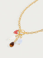 Gilded OT Clasp Minimalist Pendant Necklace