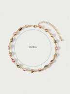 Rhinestone Vintage Chain Necklace