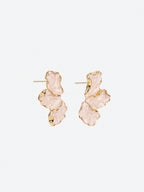 Beige Blossom Earrings