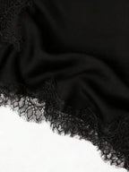 Contrast Lace Spaghetti Strap Top