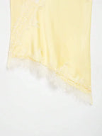 Contrast Lace Spaghetti Strap Top