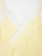 Contrast Lace Spaghetti Strap Top