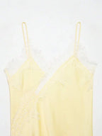 Contrast Lace Spaghetti Strap Top