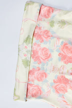 Strapless Printed Bodycon Slim Long Floral Dress
