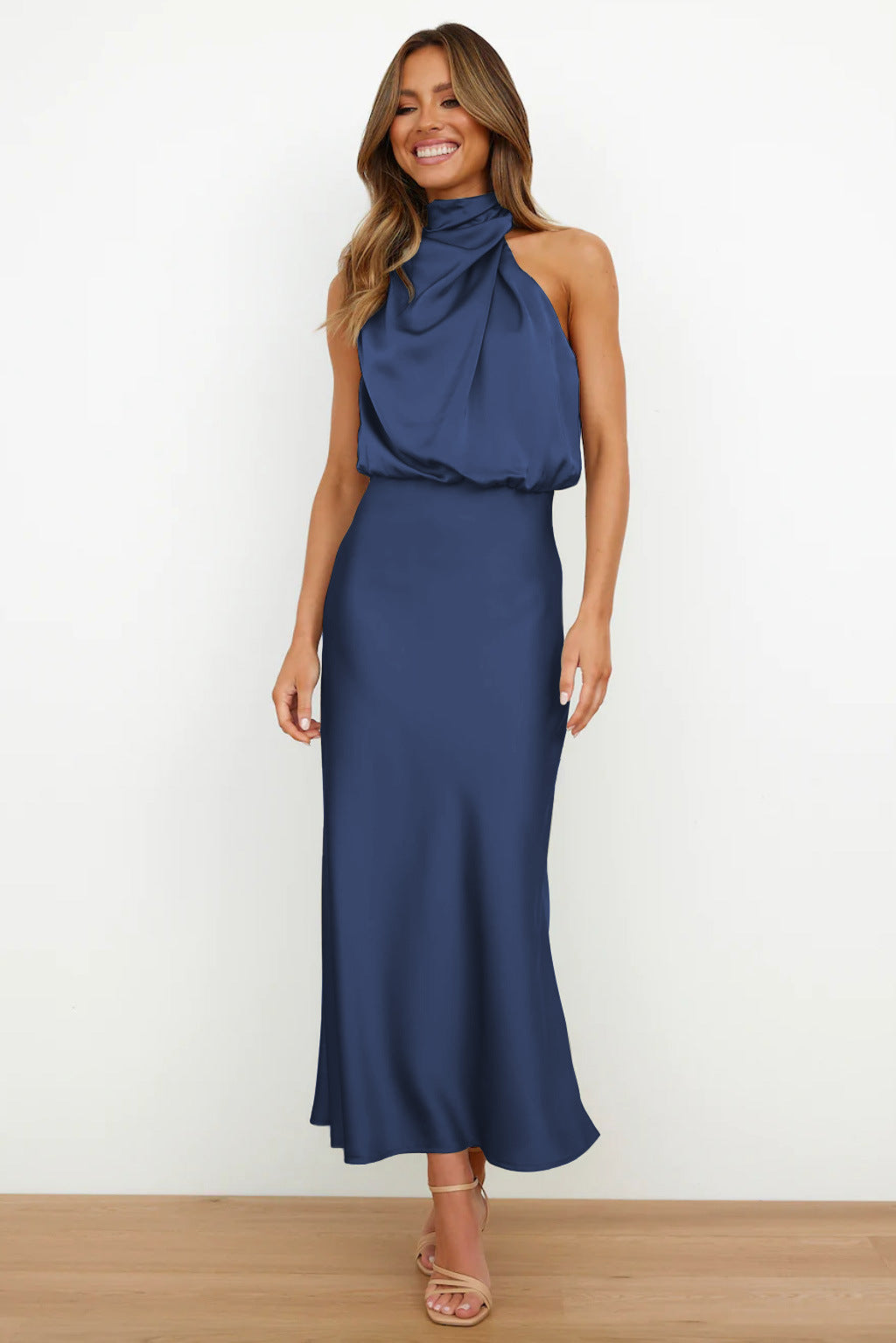 Isabella Boutique Maxi Dress with High Neck Collection