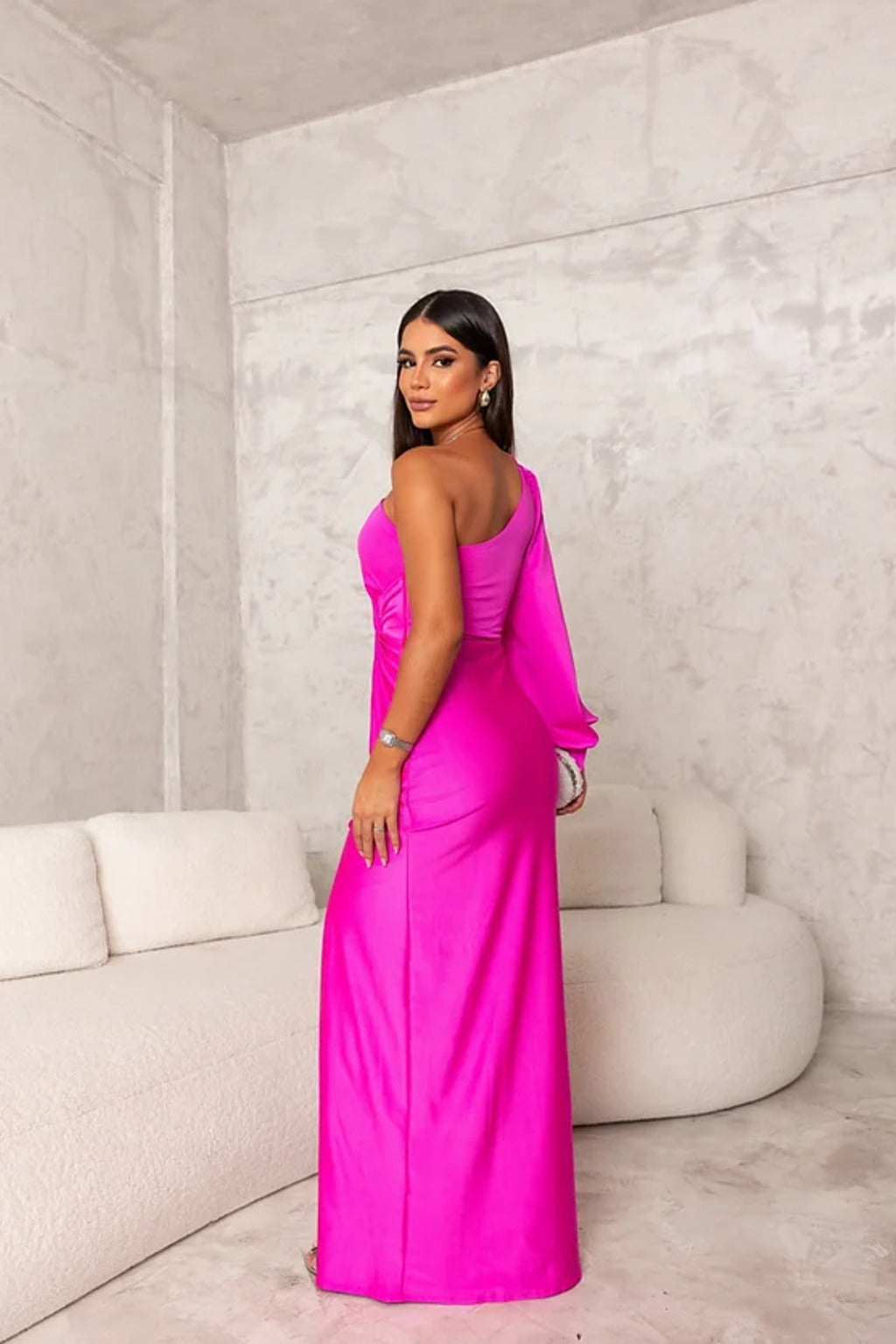 Ileana Minimalist Dress Silhouette Evening Wear Edit