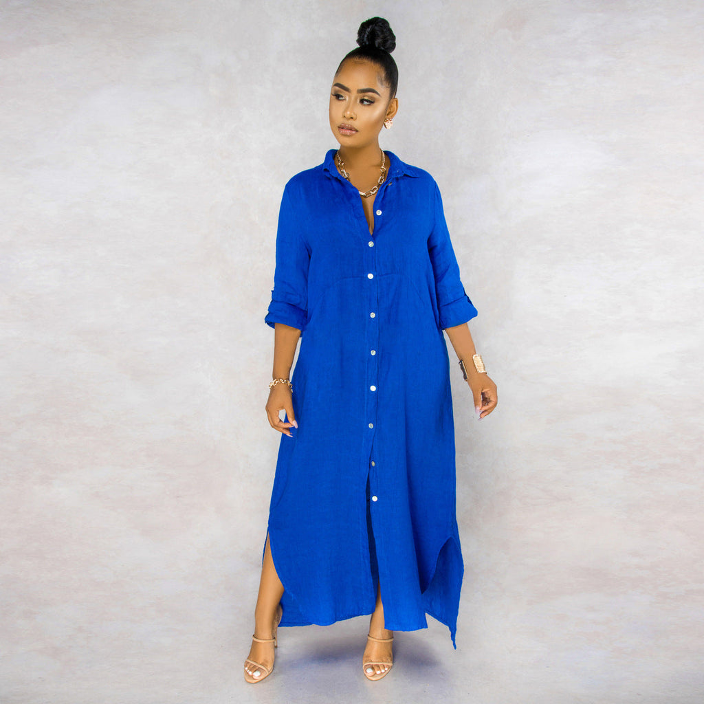 María Aesthetic Elena Overshirt Dress Set Evening Wear Edit