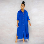 María Aesthetic Elena Overshirt Dress Set Evening Wear Edit