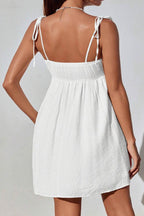 Bow Tie up Cami Mini Dress