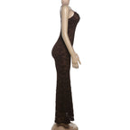 Harris Maxi Dress Brown
