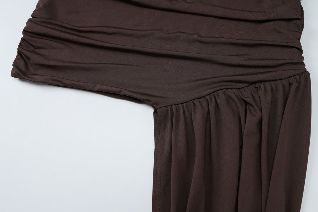 Gema Mini Dress Brown
