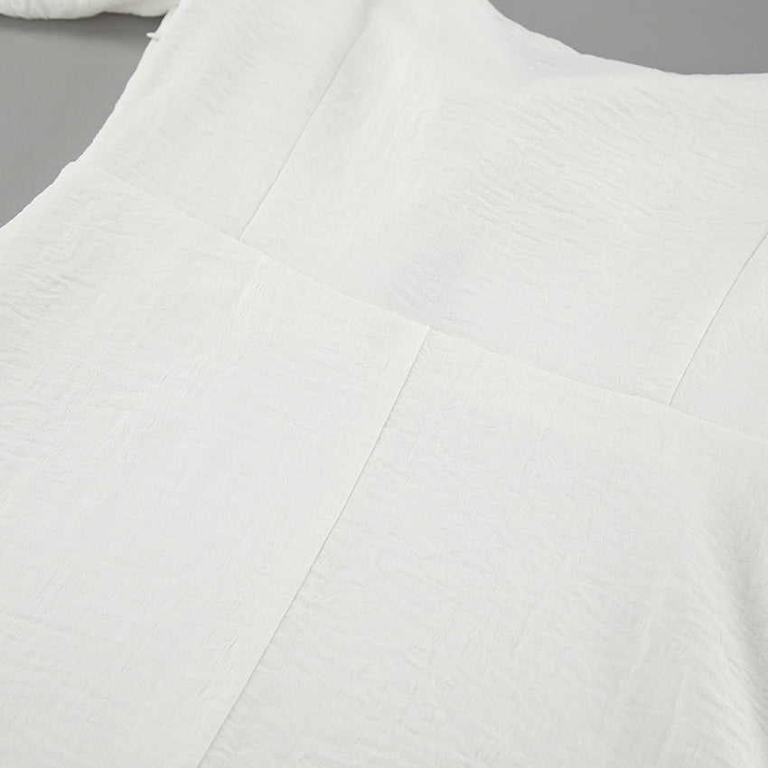 Fae Off Shoulder Dress White