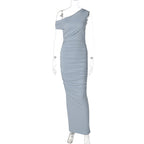 Mystical Off Shoulder Dress Grey