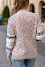 Chic Christmas Turtleneck Snowflake Sweater