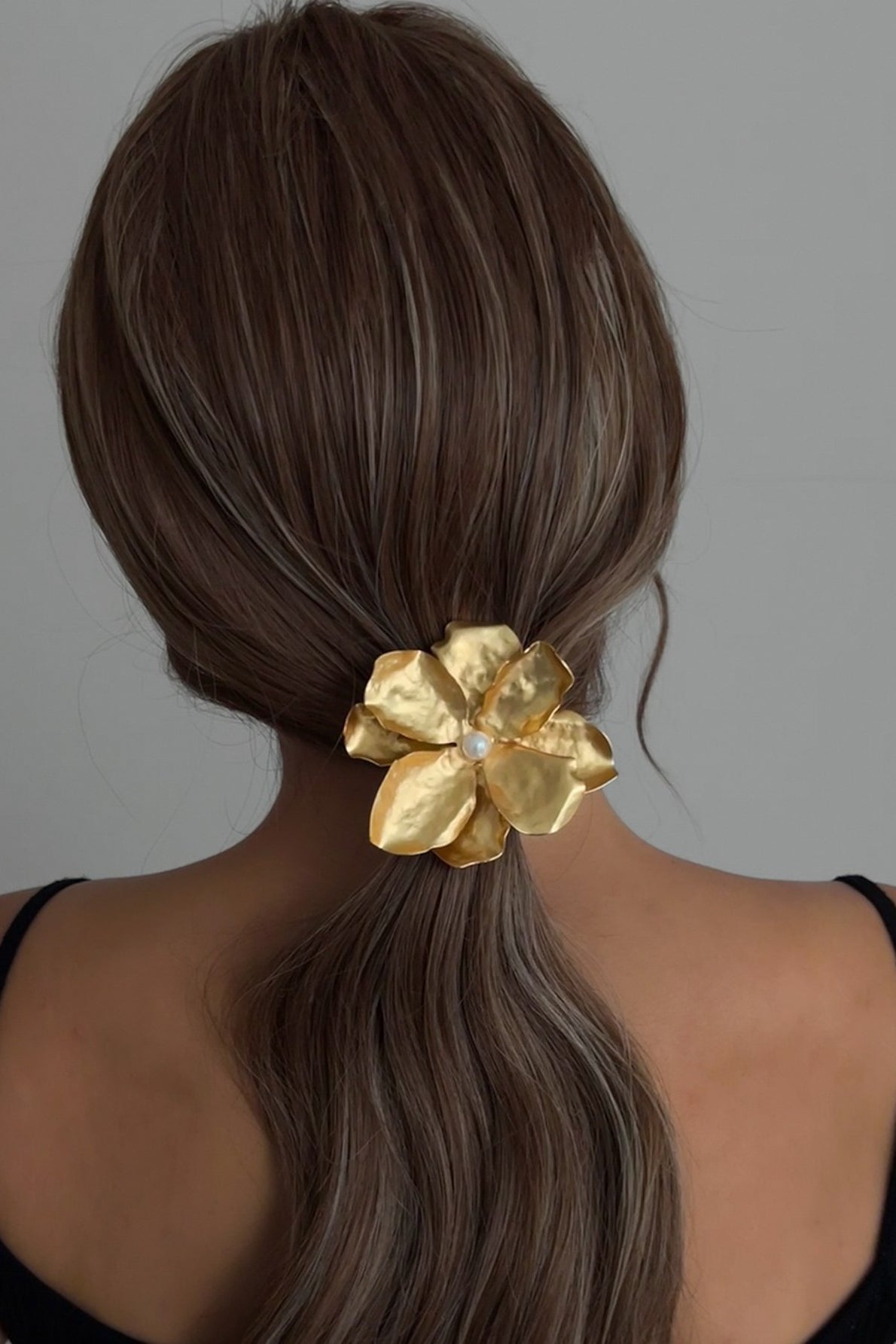Floral Design Alloy Hair Cuff