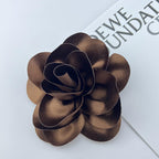 Satin Fabric Flower All-match Brooch