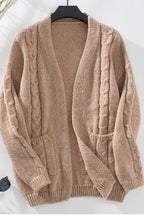 Casual and Fashionable Long-sleeved Sweater Jacket