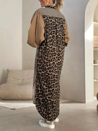Rebecca Luxe Leopard Print Dress with Puff Sleeves Elevated Occasion Wear