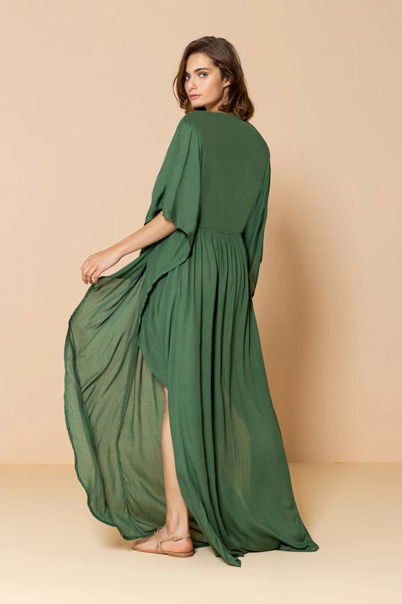 Lorelei Embroidered Kimono Cover Up Dress