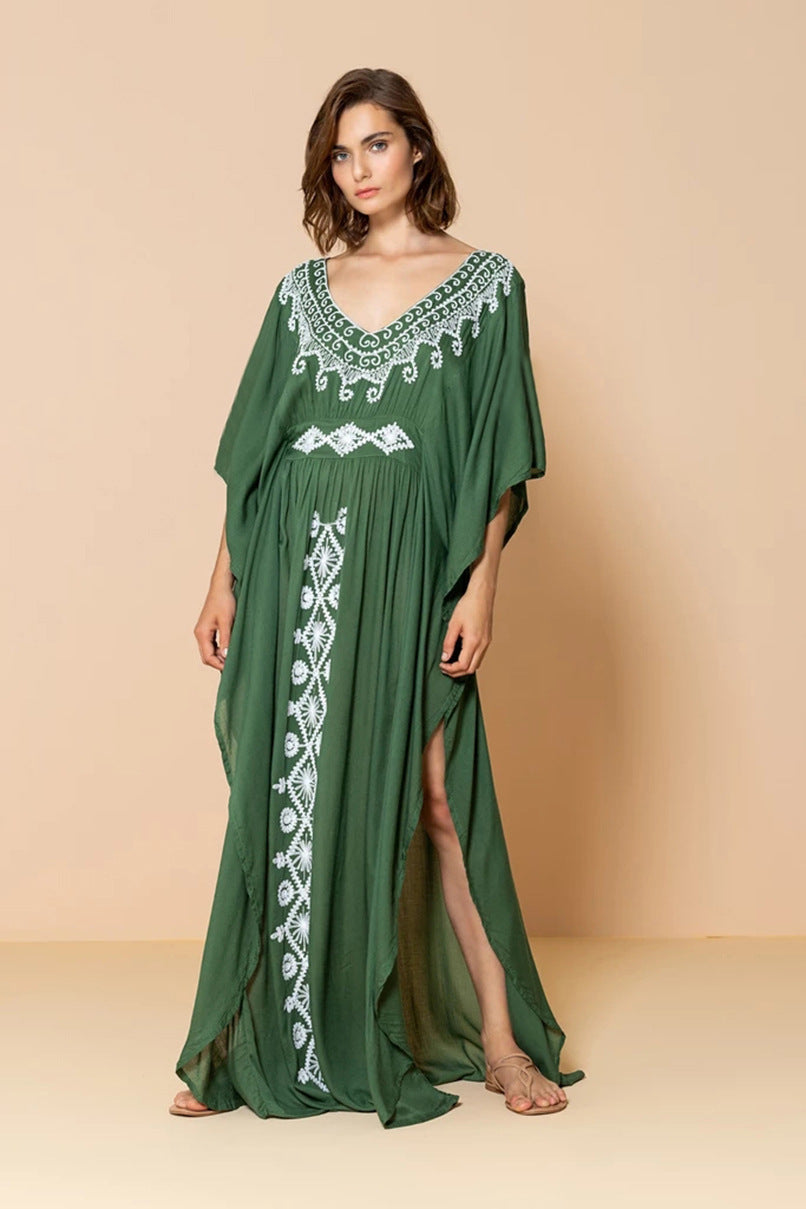 Lorelei Embroidered Kimono Cover Up Dress