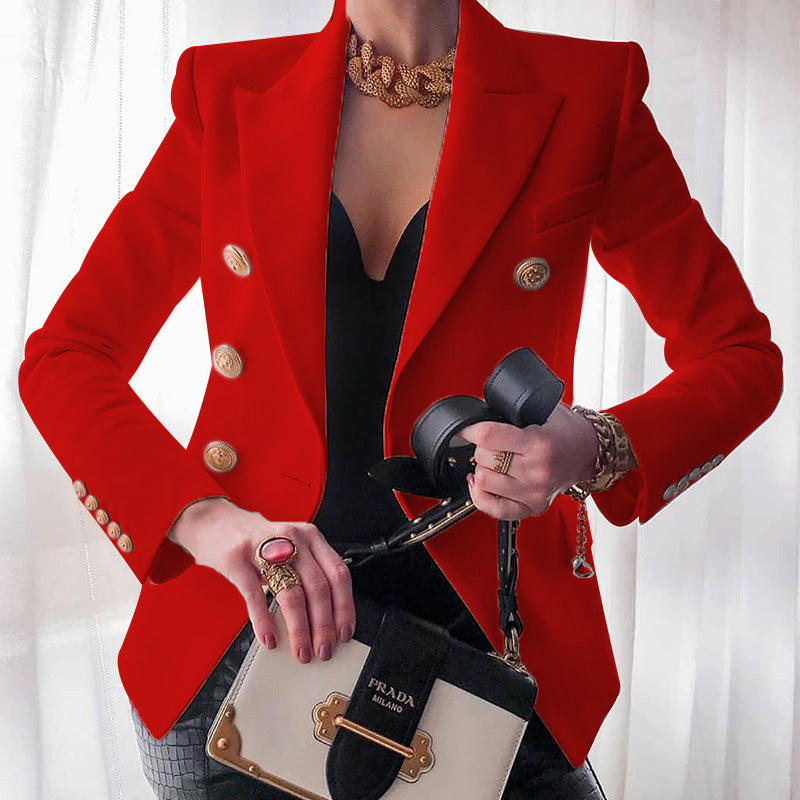 Casual Solid Color Short Blazer
