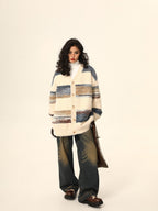 Striped Mohair Cardigan