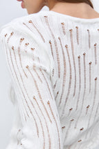 Sheer Elegant Premium Casual Knit Sweater