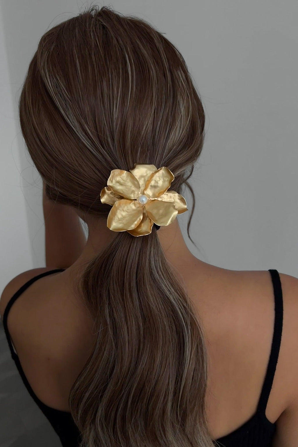 Floral Design Alloy Hair Cuff