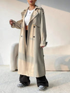 Elegant Relaxed Fit Trench Coat