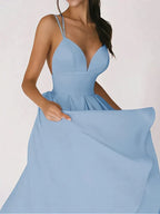 Rita Effortless V Neck Dress Statement Occasion Edit