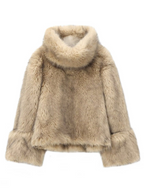 Thea Plush Faux Fur Jacket