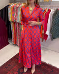 Casandra Timeless Shirt Dress with V Neck and 3/4 Sleeves Elevated Occasion Wear
