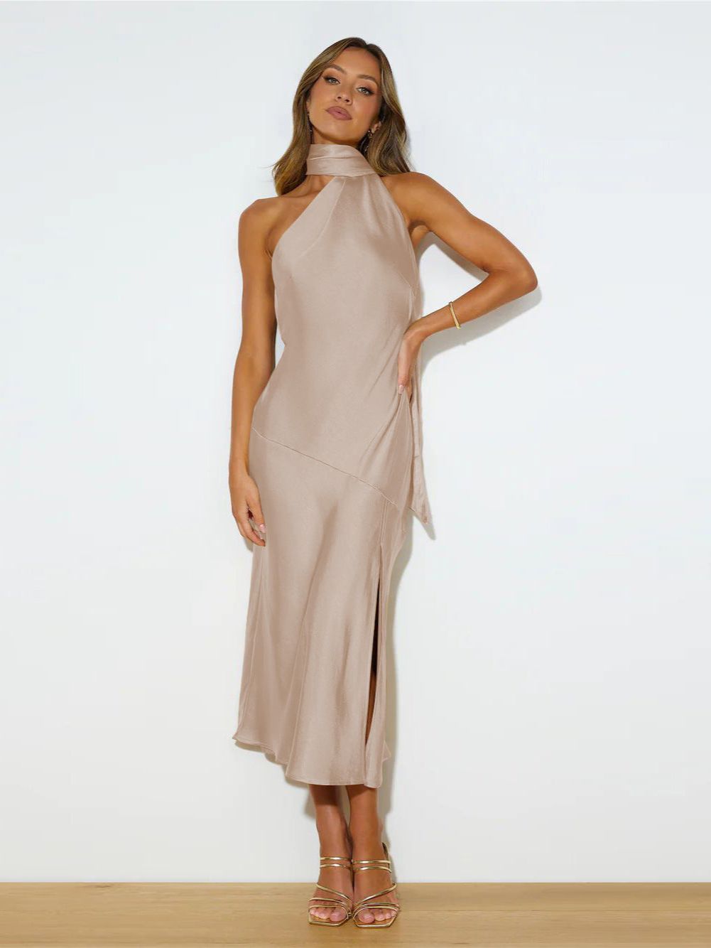 Aliki Premium Satin Cocktail Dress Boutique Collection