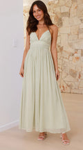 Croft Dress Green