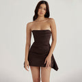 Cassio Mini Dress Brown