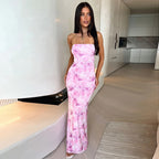 Pires Maxi Dress Pink